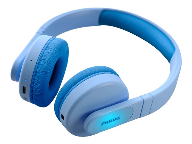 Philips Kids TAK4206BL - Headphones - on-ear - Bluetooth - wireless, wired - 3.5 mm jack - blue