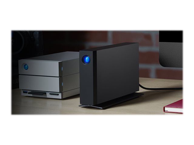 LaCie d2 Professional STHA10000800 - Hard drive - 10 TB - external (desktop) - USB 3.1 (USB-C connector) - with Seagate Rescue Data Recovery