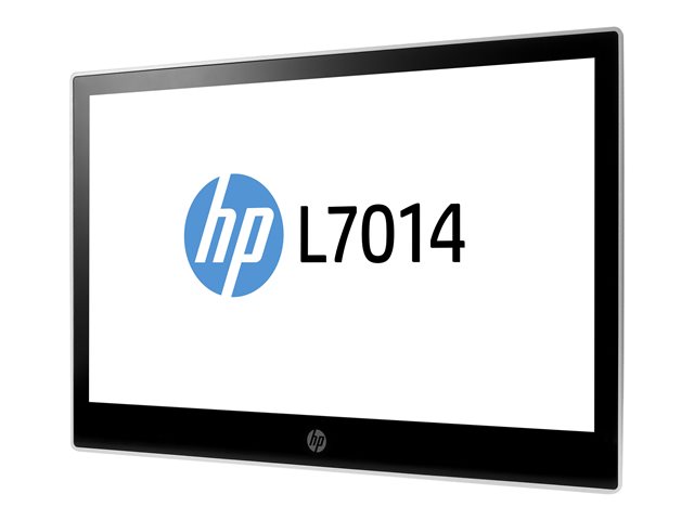 HP L7014 Retail Monitor - Head Only - LED monitor - 14\" - 1366 x 768 @ 60 Hz - TN - 200 cd/m² - 500:1 - 16 ms - DisplayPort - HP black, asteroid