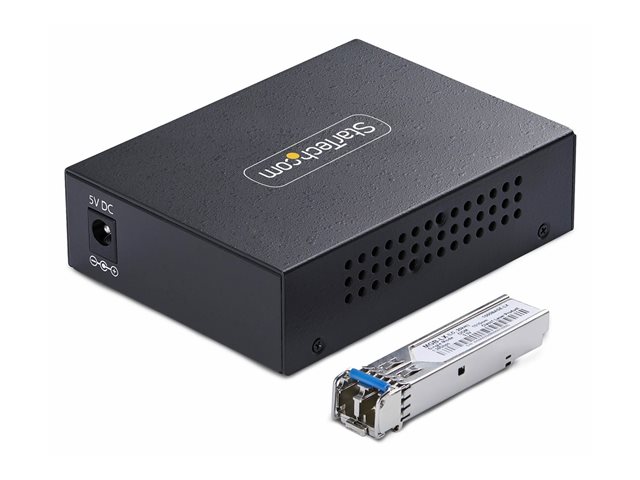 Gigabit SM LC Fiber Media Converter 20km