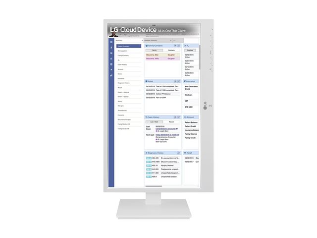 LG 24CR671N-2P - Thin client - all-in-one 1 x Pentium Silver N6005 / up to 3.3 GHz - RAM 8 GB - SSD 256 GB - NVMe - UHD Graphics - Gigabit Ethernet, IEEE 802.11ax (Wi-Fi 6) - no OS - monitor: LED 23.8\" 1920 x 1080 (Full HD) @ 60 Hz