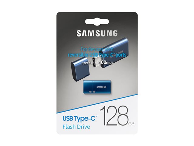 Samsung MUF-128DA - USB flash drive - 128 GB - USB-C 3.2 Gen 1 - blue