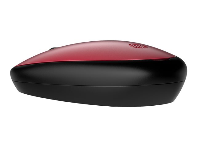 HP 240 - Mouse - right and left-handed - optical - 3 buttons - wireless - Bluetooth 5.1 - USB wireless receiver - sunset red - for Laptop 15