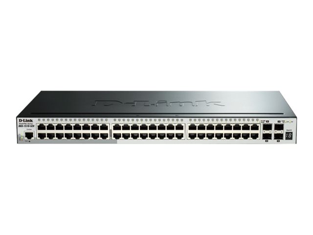 D-Link SmartPro DGS-1510-52X - Switch - L3 - Managed - 48 x 10/100/1000 + 4 x 10 Gigabit SFP+ - desktop, rack-mountable