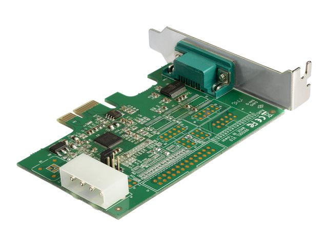 StarTech.com 1-port PCI Express RS232 Serial Adapter Card, PCIe RS232 Serial Host Controller Card, PCIe to Serial DB9 COM Port, 16950 UART, Low Profile Expansion Card, Windows/macOS/Linux - Full/Low-Profile (PEX1S953LP) - Serial adapter - PCIe low profile - RS-232 x 1