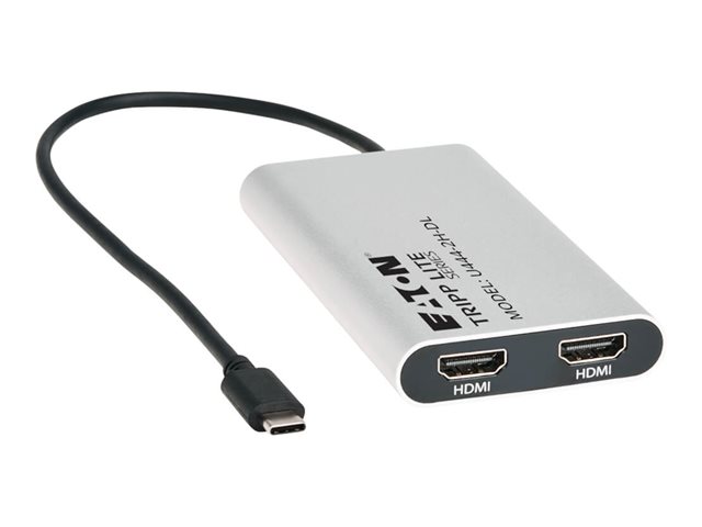 TrippLite Adapt. USB-C Dual HDMI 4K 60Hz