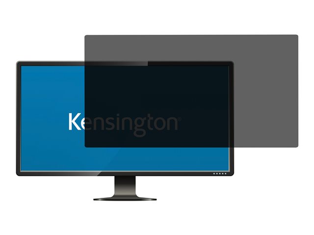 Kensington - Notebook privacy filter - 16:9, bulk pack - 2-way - removable - plug-in/adhesive - 13.3\"