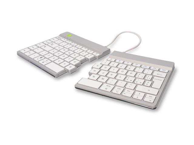 ErgonomicKB Split QWERTY(IT) Bluet white
