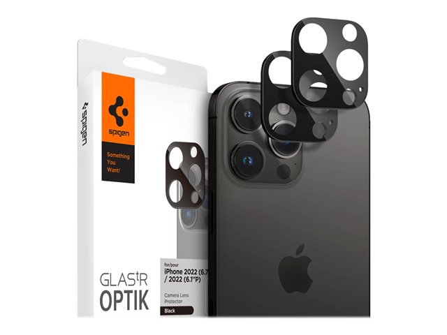 Spigen iPh14PMax/14P tROptik Black 2P