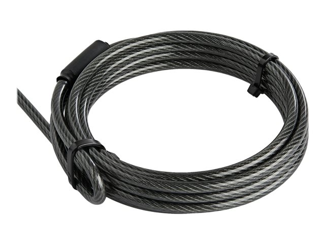 StarTech.com 6.5' (2m) Laptop Cable Lock, Nano Slot Compatible 4 Digit Combination Security Cable Lock, Serialized Anti-Theft Vinyl Coated Steel Cable Lock for Nano Slot Computer/Device - Nano Slot Laptop Lock (LTLOCKNANO) - Compatible with Kensington - security cable lock - 2 m