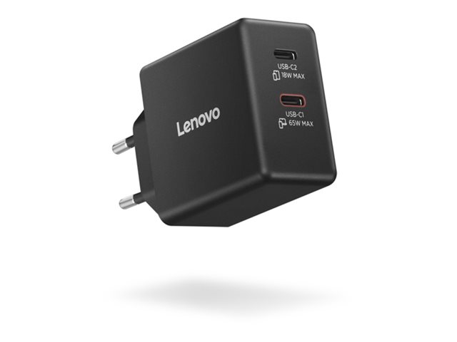 Lenovo Dual USB-C 65W GaN Charger