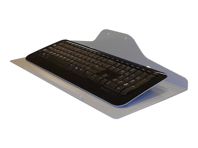 Neomounts KEYB-V050 - Mounting component (shelf) - for keyboard / mouse - silver - mounting interface: 75 x 75 mm