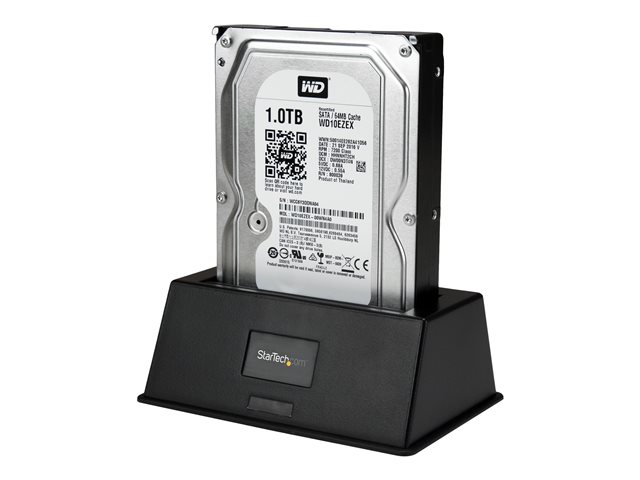 StarTech.com USB 3.0 SATA III Docking Station SSD / HDD with UASP - External Hot-Swap Dock w/ support for 2.5\"/3.5\" drives (SDOCKU33BV) - Storage controller - 2.5\", 3.5\" - SATA 6Gb/s - USB 3.0 - for P/N: SVA12M2NEUA, SVA12M5NA, USBDUP15, USBDUPE115, USBDUPE17