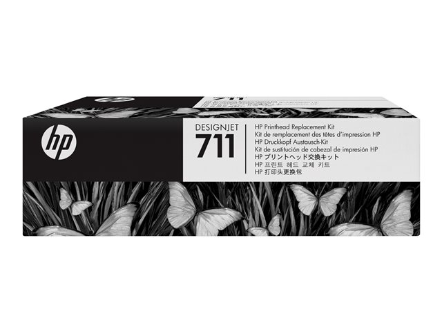 HP 711 - Black, yellow, cyan, magenta - printhead - for DesignJet T100, T120, T120 ePrinter, T125, T130, T520, T520 ePrinter, T525, T530