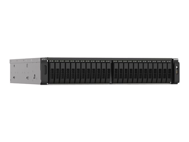 QNAP TS-H2490FU - NAS server - 24 bays - rack-mountable - PCI Express 3.0 x4 (NVMe) - RAID RAID 0, 1, 5, 6, 10, 50, 60, JBOD - RAM 64 GB - 25 Gigabit Ethernet - iSCSI support