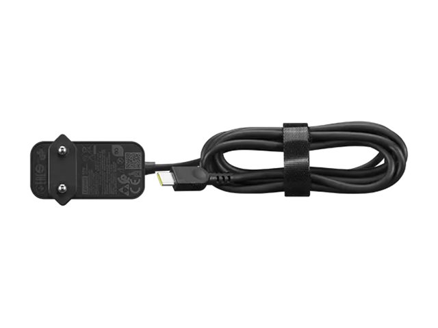 Lenovo - USB-C power adapter - AC 100-240 V - 65 Wh - Europe - black