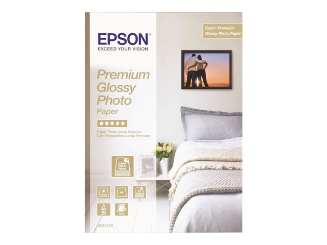Epson Premium Glossy Photo Paper - Glossy - 100 x 150 mm 40 sheet(s) photo paper - for EcoTank ET-1810, 2810, 2811, 2814, 2815, 2820, 2825, 2826, 2850, 2851, 2856, 4800, 4850
