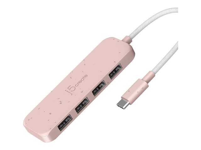 Eco-Friendly USB-C to 4-Port Type-A Gen