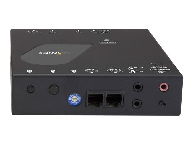 StarTech.com 4K HDMI over IP Receiver for ST12MHDLAN4K - 4K Receiver - HDMI Over Cat6 - 4k AV Receiver (ST12MHDLAN4R) - Video/audio extender - receiver - 1GbE, HDMI - up to 100 m - for P/N: ST12MHDLAN4K, SV565HDIP, SVA12M2NEUA, SVA12M5NA, VIDWALLMNT