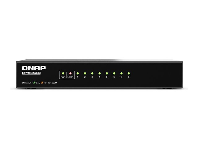 QSW-1108-8T-R2 8 PORT 2.5GBPS AUTO NEG.(