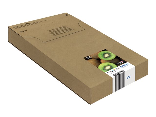 Epson 202 Multipack Easy Mail Packaging - 5-pack - 23.3 ml - black, yellow, cyan, magenta, photo black - original - box - ink cartridge - for Expression Premium XP-6000, XP-6005
