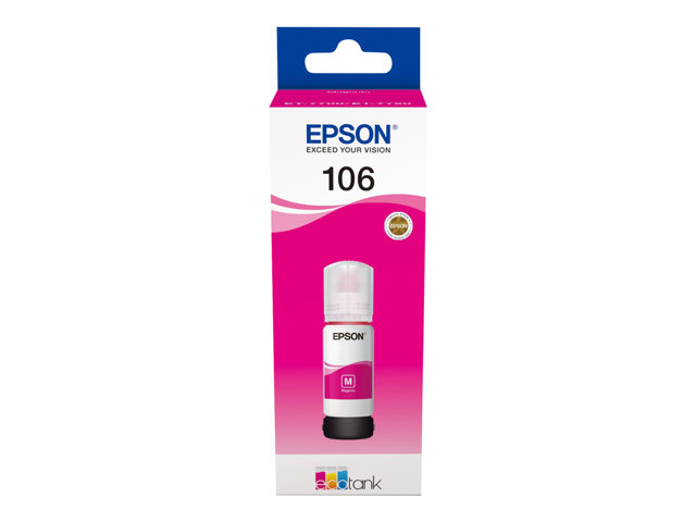 Epson 106 - 70 ml - magenta - original - ink tank - for EcoTank ET-7700, ET-7750, L7160, L7180, Expression Premium ET-7700, ET-7750
