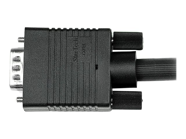 StarTech.com 5m Coax High Resolution Monitor VGA Video Cable HD15 M/M - VGA cable - HD-15 (VGA) (M) to HD-15 (VGA) (M) - 5 m - molded - black