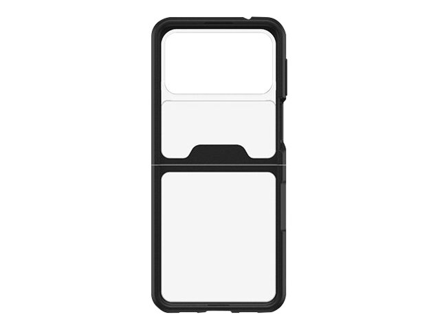 OtterBox Symmetry Series Flex - Back cover for mobile phone - polycarbonate, synthetic rubber - black crystal - for Samsung Galaxy Z Flip
