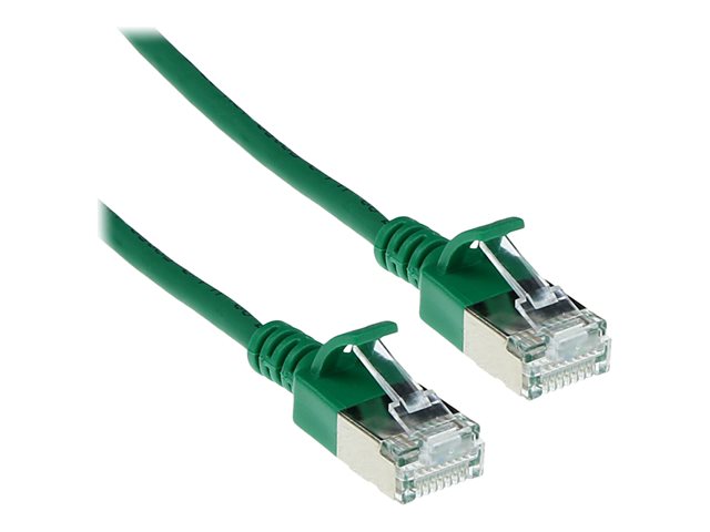 CAT6A U/FTP SLIMLINE GN 2.00M. 1 stk