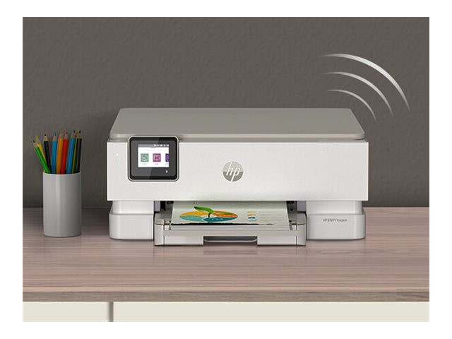 HP ENVY Inspire 7220e All-in-One - Multifunction printer - colour - ink-jet - 216 x 297 mm (original) - A4/Legal (media) - up to 13 ppm (copying) - up to 15 ppm (printing) - 125 sheets - USB 2.0, Wi-Fi(ac), Bluetooth - portobello - with HP 1 Year Ext