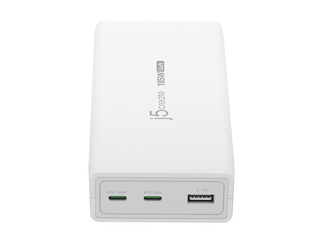 185W GAN PD 3.1 USB-C 3-PORT UK PLUG CHA