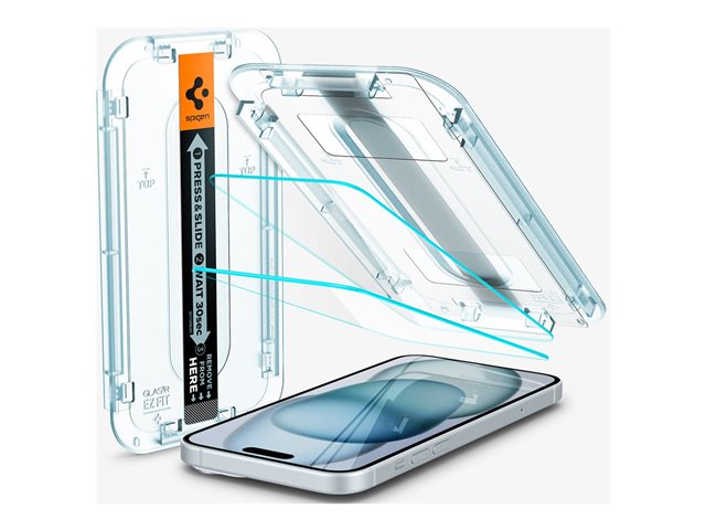 Spigen iPhone 15 Plus Glas.tR EZ Fit Transparency (2P)