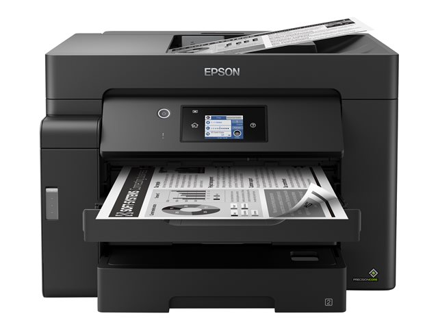 Epson EcoTank ET-M16600 - Multifunction printer - B/W - ink-jet - A3 plus (329 x 483 mm) (original) - A3 (media) - up to 25 ppm (printing) - 550 sheets - USB, LAN, USB host, Wi-Fi