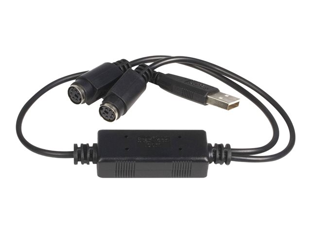 StarTech.com USB to PS/2 Adapter for Keyboard and Mouse - Keyboard / mouse adapter - USB - USBPS2PC - Keyboard / mouse adapter - USB - for P/N: PS2UTPEXT, SV221MICRO, SV211KA
