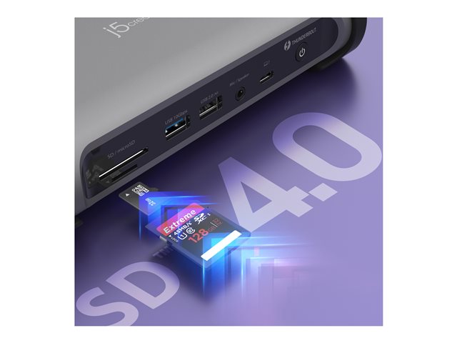 THUNDERBOLT 4 QUAD DISPLAY UK PLUG DOCKI