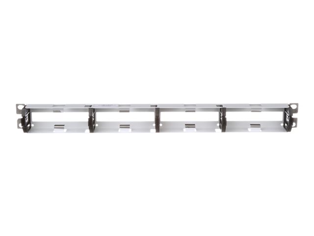 Panduit QuickNet - Patch panel - white - 1U - 19\" - 24 ports