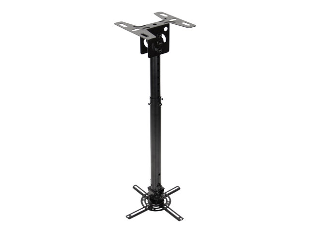 Optoma OCM815B - Mounting kit (pole mount) - for projector - black - ceiling mountable - for Optoma DS320, DS322, H190, HD28, HZ40, S336, UHD35, UHZ50, W400, X381, X400, ZU500, ZU720