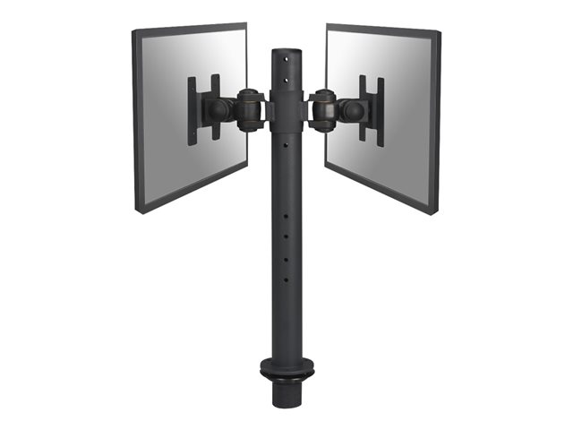 Neomounts FPMA-D050D - Mounting kit - full-motion - for 2 LCD displays - black - screen size: 10\"-30\" - grommet, desk-mountable