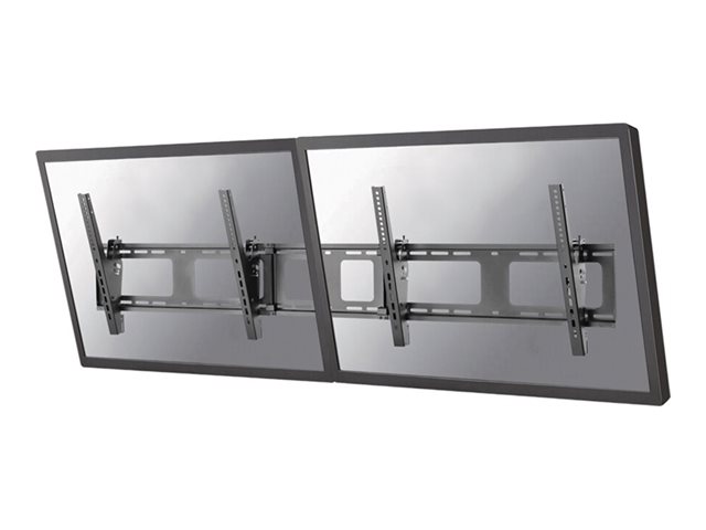 Neomounts NS-WMB200 - Bracket - for 2 LCD displays - black - screen size: 40\"-52\" - wall-mountable