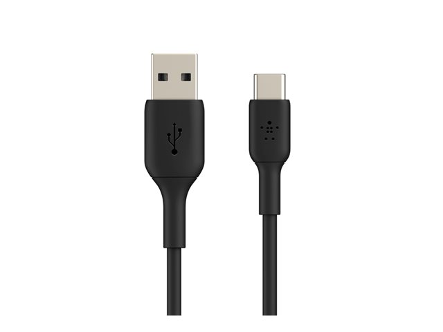 Belkin BoostCharge - USB cable - 24 pin USB-C (M) to USB (M) - 2 m - black