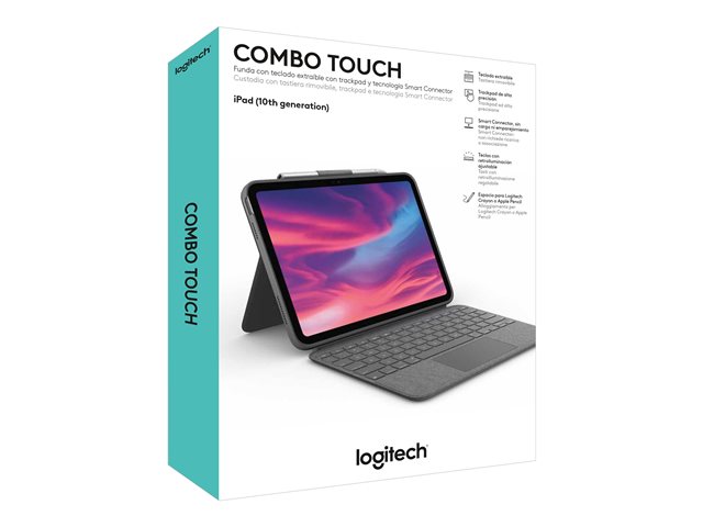 Combo Touch for iPad (10th gen) - OXFORD GREY - US - INTNL-973 QWERTY