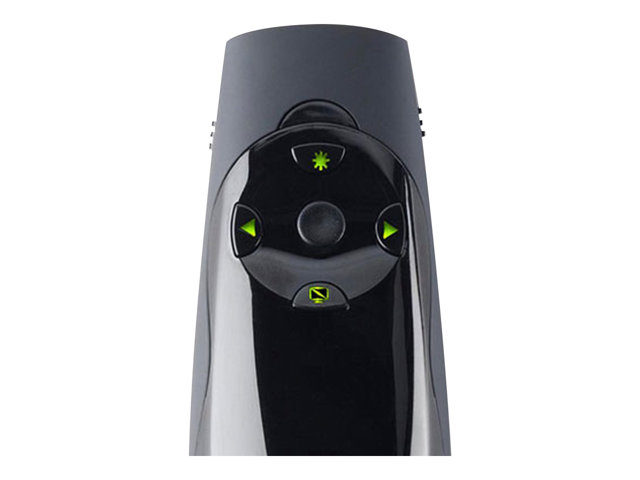 Kensington Presenter Expert Green Laser with Cursor Control - Presentation remote control - RF - black