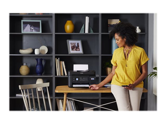 Epson EcoTank ET-4800 - Multifunction printer - colour - ink-jet - refillable - A4 (media) - up to 10 ppm (printing) - 100 sheets - 33.6 Kbps - USB, LAN, Wi-Fi - black