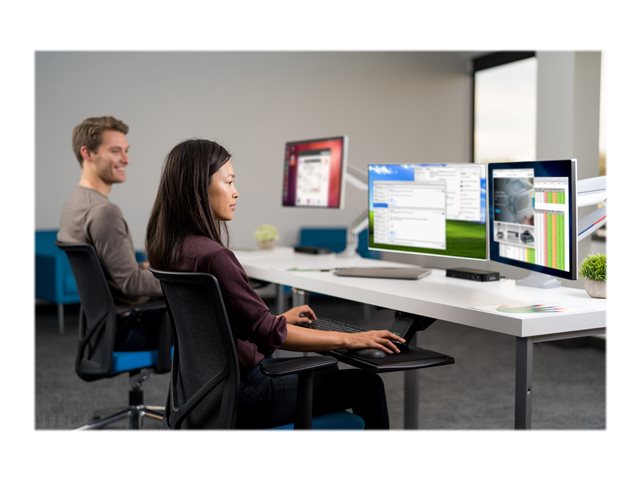 Kensington SmartFit One-Touch Single Monitor Arm - Mounting kit - adjustable arm - for Monitor - aluminium, plastic, steel - screen size: 13\"-32\" - desktop, C-clamp, grommet, desk-mountable