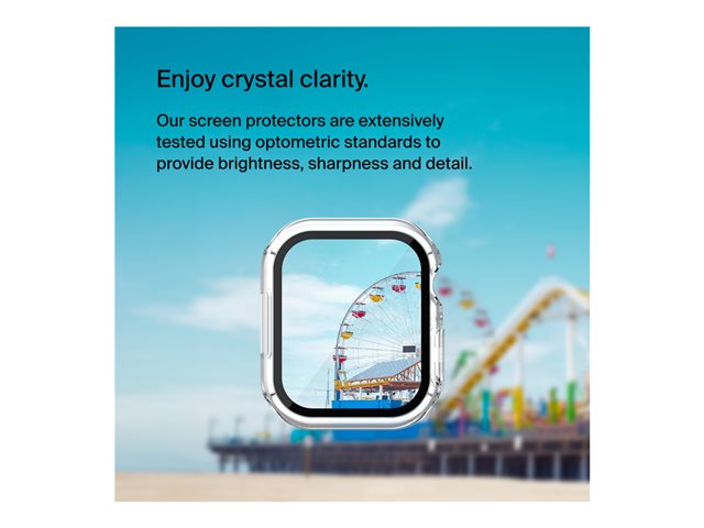 BELKIN ScreenForce Temperedx + Bumper Anti-Microbial Screen