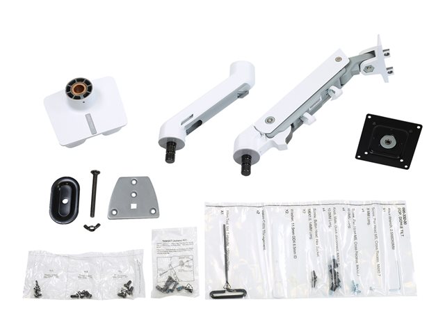 Ergotron HX - Mounting kit (monitor arm) - for Monitor - white - screen size: up to 49\" - desktop
