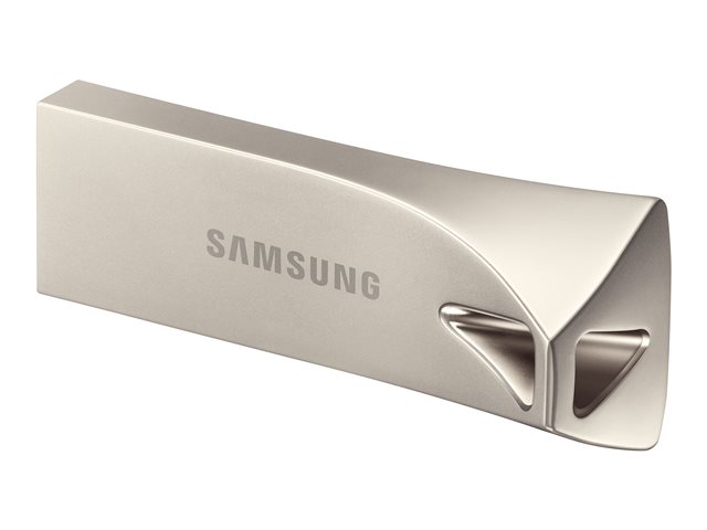 Samsung BAR Plus MUF-256BE3 - USB flash drive - 256 GB - USB 3.1 Gen 1 - champagne silver