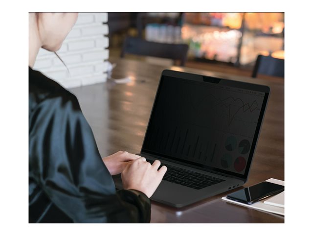 Kensington - Notebook privacy filter - 16:10, bulk pack - 2-way - removable - plug-in/adhesive - 14\"