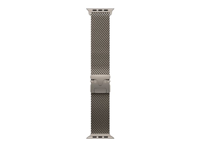 49mm Natural Titanium Milanese Loop - Medium