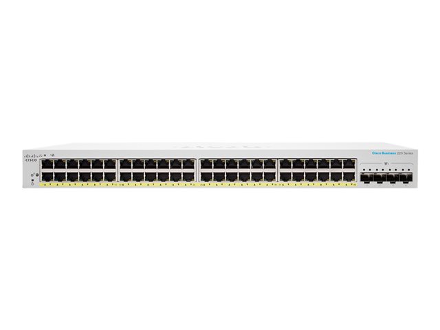 CBS220 Smart 48-port GE PoE 4x10G SFP+